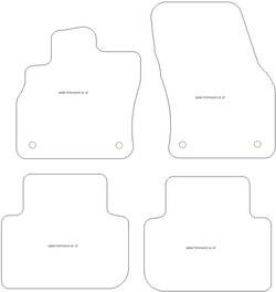 Alfombrillas para Cupra Terramar (tambien MEVH / E-Hybrid Plug-in Hybrid) 06.2024- MTM Plus