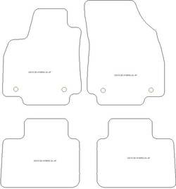 Alfombrillas para MG ZS Hybrid+ 09.2024- MTM Plus