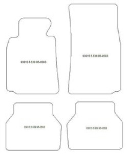 Alfombrillas para BMW Serie 5 (E39) Touring 1997-2004 MTM Top