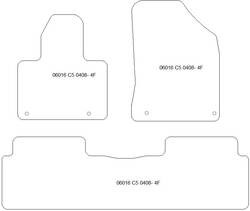 Alfombrillas para Citroen C5 (X7) 2008-05.2017 MTM Top