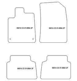 Alfombrillas para Citroen C5 I & II 2000-2008 MTM Top