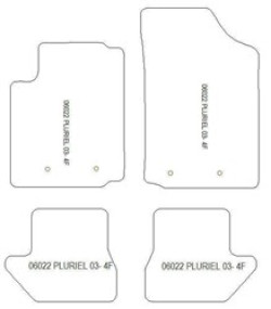 Alfombrillas para Citroen C3 Pluriel 2003-2011 MTM Top