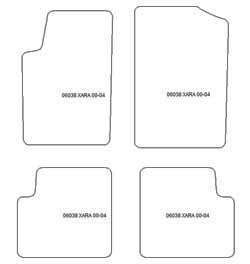 Alfombrillas para Citroen Xsara 2001-2004 MTM Top