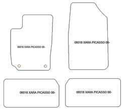 Alfombrillas para Citroen Xsara Picasso 2000-2010 MTM Top
