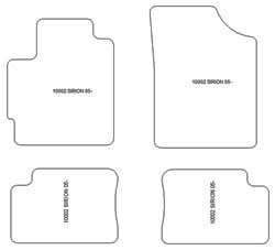 Alfombrillas para Daihatsu Sirion (M3) 2005-2010 MTM Top