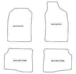 Alfombrillas para Gonow GA200 MTM Top