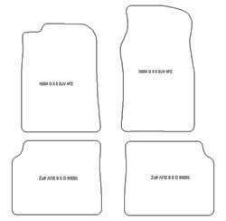 Alfombrillas para Gonow GX6 MTM Top