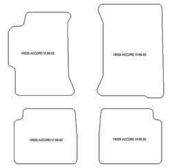 Alfombrillas para Honda Accord VI 1998-2002 MTM Top