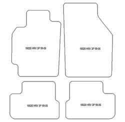 Alfombrillas para Honda HR-V 3 puertas 1999-2006 MTM Top