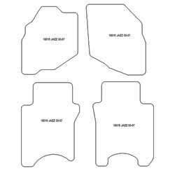Alfombrillas para Honda Jazz I 2002-10.2008 MTM Top
