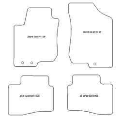 Alfombrillas para Hyundai i30 CW 2008-06.2012 MTM Top