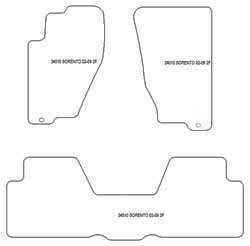 Alfombrillas para Kia Sorento I 2002-2009 MTM Top