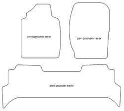 Alfombrillas para Land Rover Discovery II 1999-10.2004 MTM Top