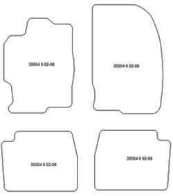 Alfombrillas para Mazda 6 I 02.2002-2008 MTM Top