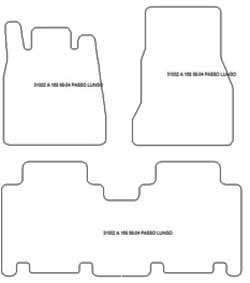 Alfombrillas para Mercedes Clase A (W168) larga 1998-08.2004 MTM Top