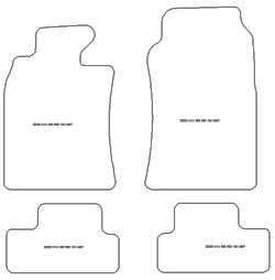 Alfombrillas para Mini Mini (R50 & R53) 2001-10.2006 MTM Top