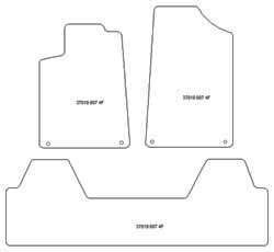 Alfombrillas para Peugeot 607 2000-2010 MTM Top