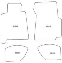 Alfombrillas para Porsche 928 1984-1991 MTM Top