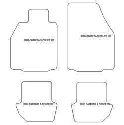 Alfombrillas para Porsche 997 carrera 2004- MTM Top