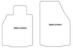 Alfombrillas para Porsche Cayman 11.2005-2013 MTM Top