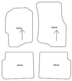 Alfombrillas para Rover 400 1990-1999 MTM Top