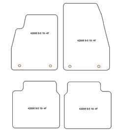 Alfombrillas para Saab 9-5 07.2010-2011 MTM Top