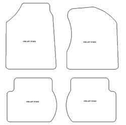 Alfombrillas para Subaru Justy II 3 puertas 1995-2003 MTM Top