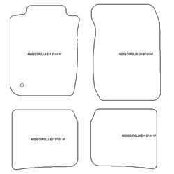 Alfombrillas para Toyota Corolla (E11) 1997-2000 MTM Top