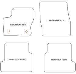 Alfombrillas para Ford Kuga II 02.2013-2015 MTM Top