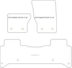 Alfombrillas para Land Rover Range Rover IV (L405) (tambien Plug-in Hybrid) 01.2013-05.2022 MTM Top