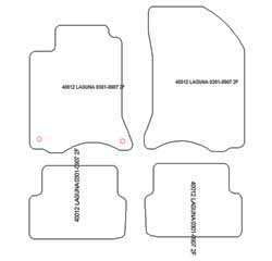 Alfombrillas para Renault Laguna II Grandtour 2001-06.2007 MTM Top