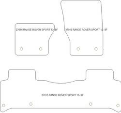 Alfombrillas para Land Rover Range Rover Sport II (tambien Plug-in Hybrid) 09.2013-05.2022 MTM Top