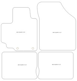 Alfombrillas para Suzuki Celerio 11.2014-2021 MTM Top