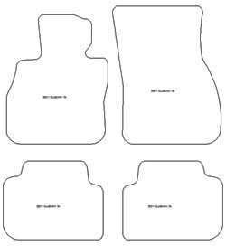 Alfombrillas para Mini Clubman (F54) 10.2015- MTM Top