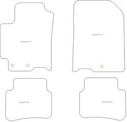 Alfombrillas para Kia Rio IV (YB) (tambien MHEV) 01.2017- MTM Top