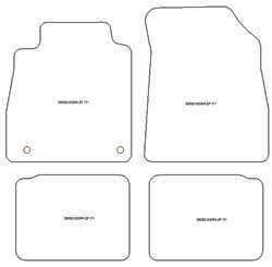 Alfombrillas para Nissan Micra (K14) 03.2017- MTM Top