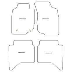 Alfombrillas para Toyota Hilux 4 puertas 2012-2015 MTM Top