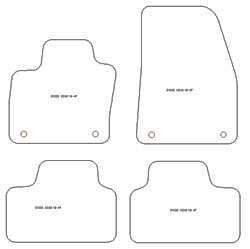 Alfombrillas para Volvo XC40 (tambien Mild Hybrid y Plug-in Hybrid) 2018- MTM Top
