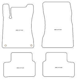 Alfombrillas para Mercedes Clase A (W177/V177) (tambien Plug-in Hybrid) 05.2018- MTM Top