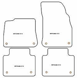 Alfombrillas para Volkswagen Touareg III 2018- MTM Top