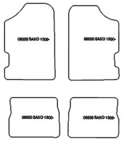 Alfombra personalizada Citroen Saxo