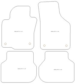 Alfombra personalizada Volkswagen Jetta