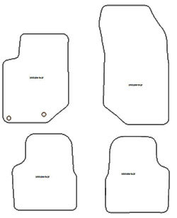 Tappetini per Peugeot 2008 II 2019- MTM Top