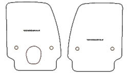 Tappetini per Ferrari Monza SP2 2018-/ MTM Top