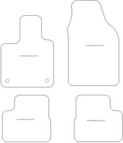 Alfombrillas Fiat 500 e Electric 2020-