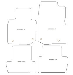 alfombra de conductor MTM Top