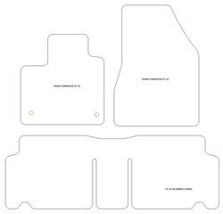 Alfombrillas para Nissan Townstar 01.2022- MTM Top