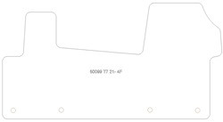 Alfombrillas para Volkswagen T7 Multivan (tambien eHybrid/ PHEV) 10.2021- MTM Top