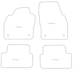 alfombra de conductor MTM Top