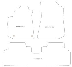 Alfombrillas para Kia Niro EV Electric 07.2022- MTM Top